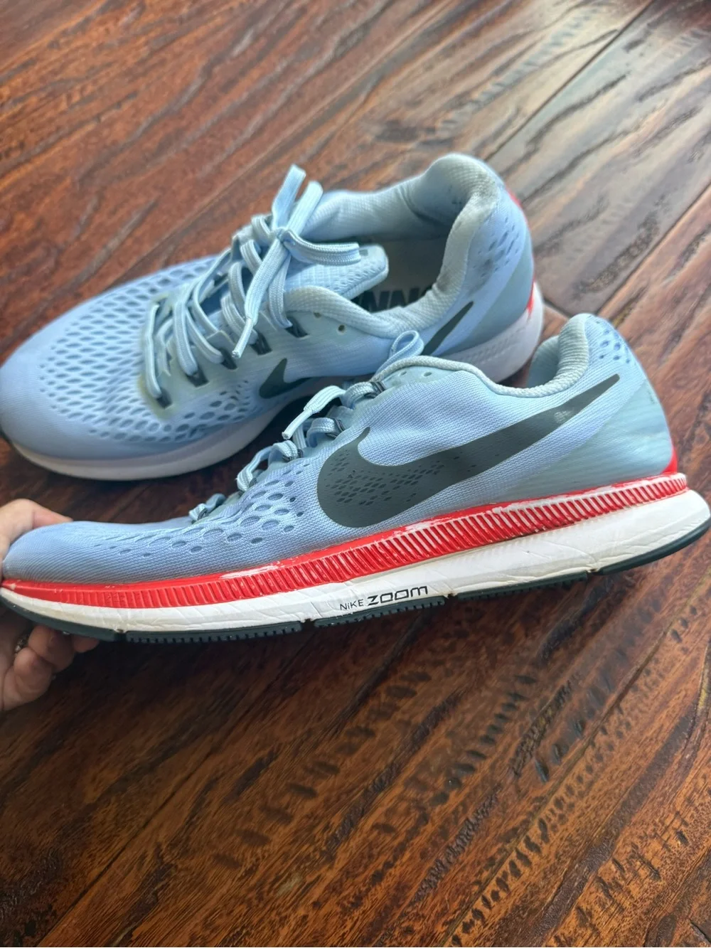 B Nike Air Zoom Pegasus 34 Running Shoes Blue Women’s Size 11